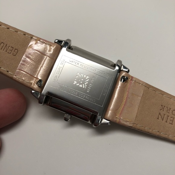 Anne Klein Reversible Pink Opal Face Watch - Picture 5 of 6